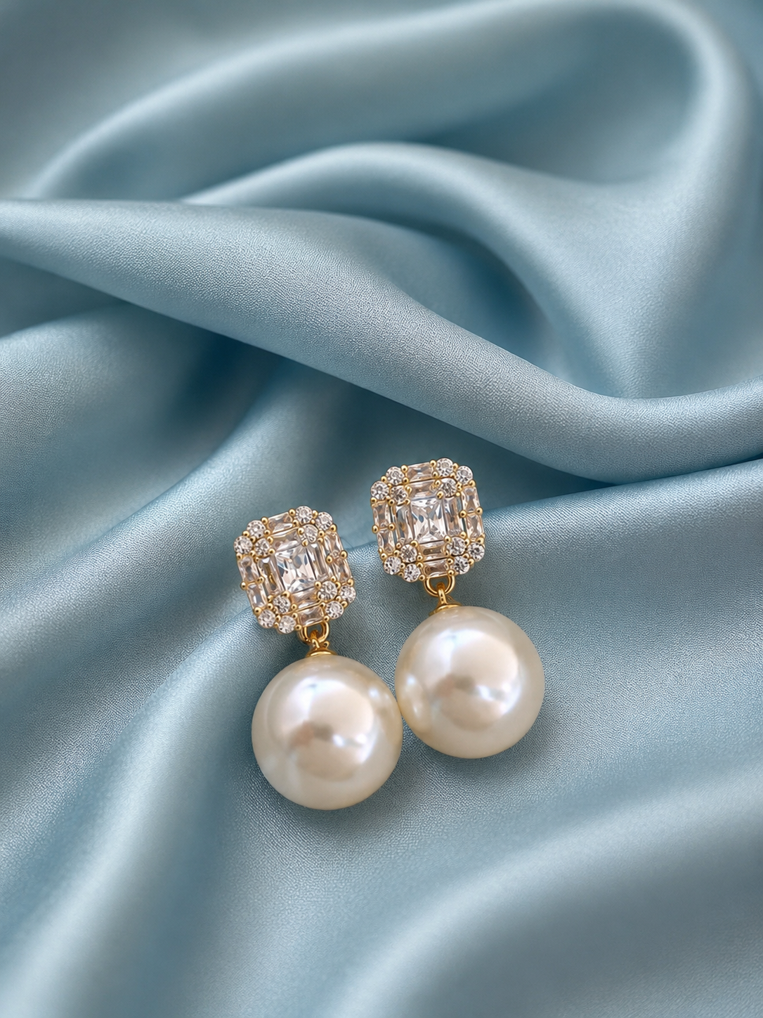 Pearl Drop Earrings for Women | Elegant Pearl Earrings | Party & Wedding Jewelry